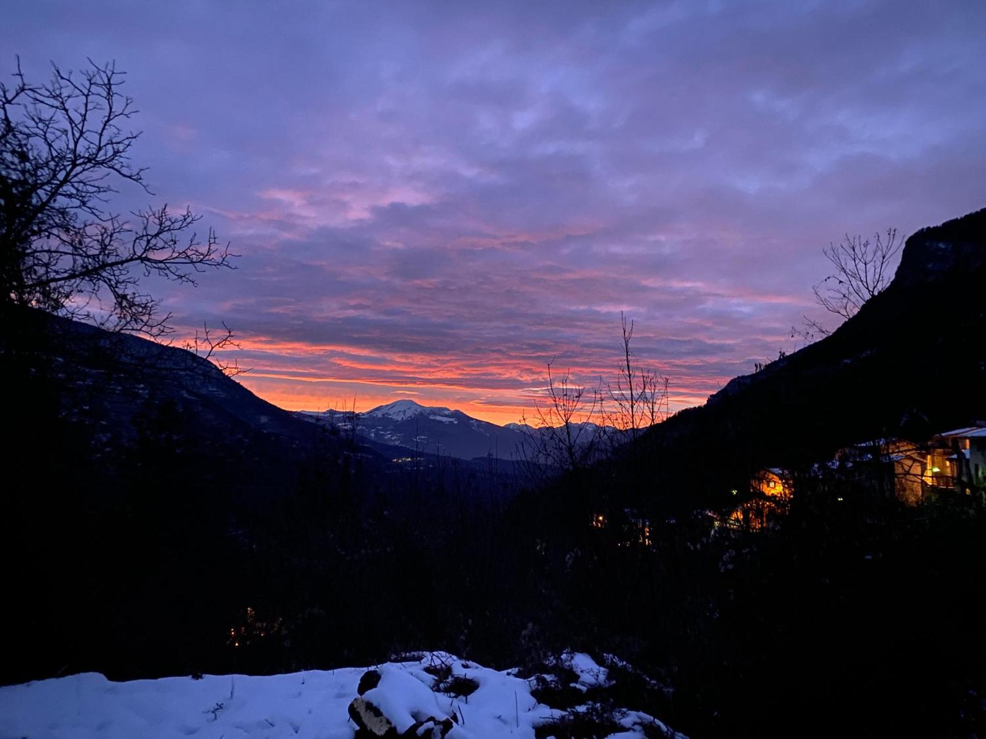 Cielo E Terra Chalet Zencheri Con Vista Panoramica Piazza  Eksteriør billede