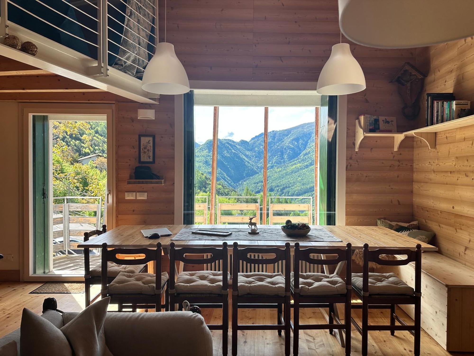 Cielo E Terra Chalet Zencheri Con Vista Panoramica Piazza  Eksteriør billede
