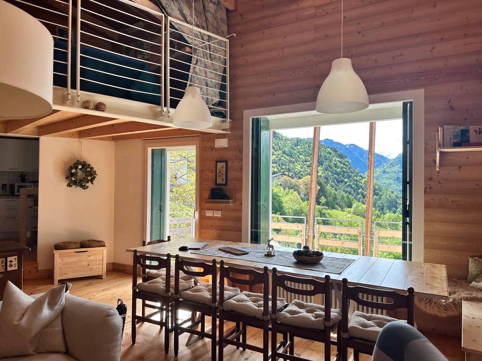 Cielo E Terra Chalet Zencheri Con Vista Panoramica Piazza  Eksteriør billede